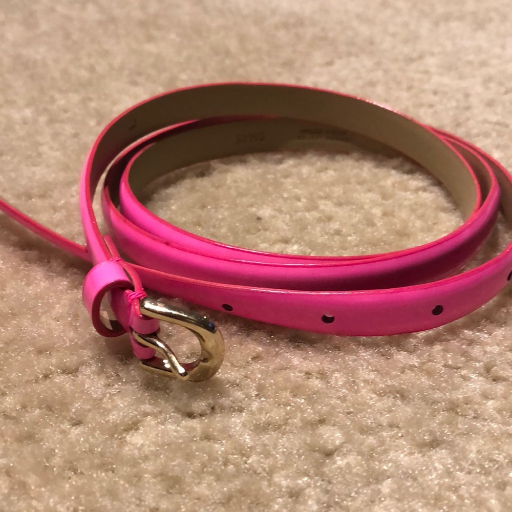 J. Crew Size L Pink Belt